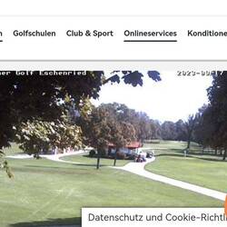 WebCam-Foto auf dem Golfplatz