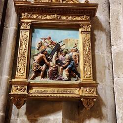 I think this is the first time I've seen the stations of the cross in color.