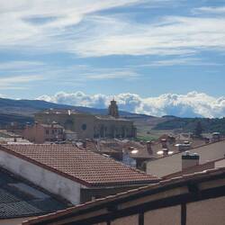 Our Parador as seen from the Cathedral roof.