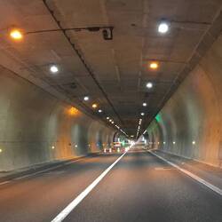 L'Hospitalet in the Alpes-de-Haute-Provence department  toll tunnel