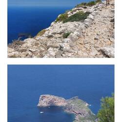 Immer an der Steilküste entlang...