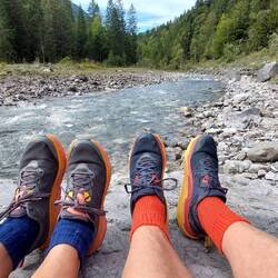 Pause am Grenzfluss Neidernach!