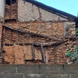 You can see how the building was constructed.