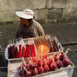 Die Dame hat Liebeserdbeeren verkauft- so lecker