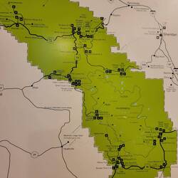 Sheridan to the upper right of map. We drove Hwy 14