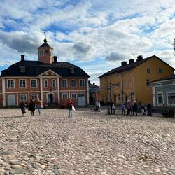 Mittelalterliches Rathaus aus dem 16. Jahrhundert in Porvoo
