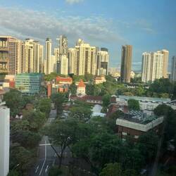 Our view from the Quincy Hotel