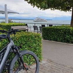 DIE HÄLFTE 23 KM SIND GESCHAFFT. FRIEDRICHSHAFEN