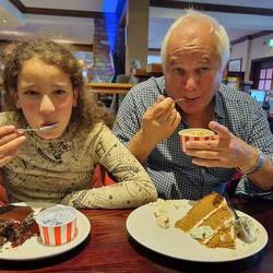 Grampy & Carys 💙💛