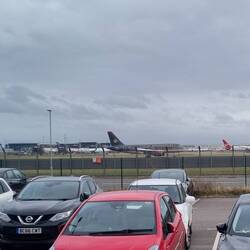 Royal Jordanian plane landing