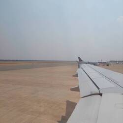 A320-200 von South African Airways am Victotia Falls Airport