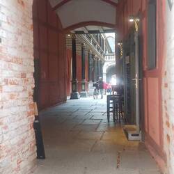 Stralsund Rathausdurchgang zum alten Markt