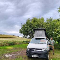Camping in some trees, finally! 🏕️
