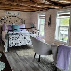 2ND FLOOR BEDROOM WITH A VIEW AND AN UPPER DECK