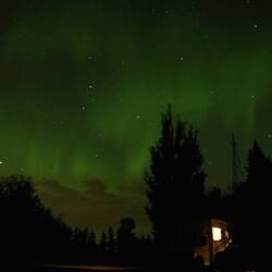 Polarlichter bei Red Deer, Alberta