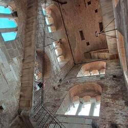 Climbing the campiande San Frediano