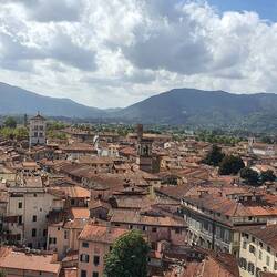 Views from San Freiano Basilica. Lucca