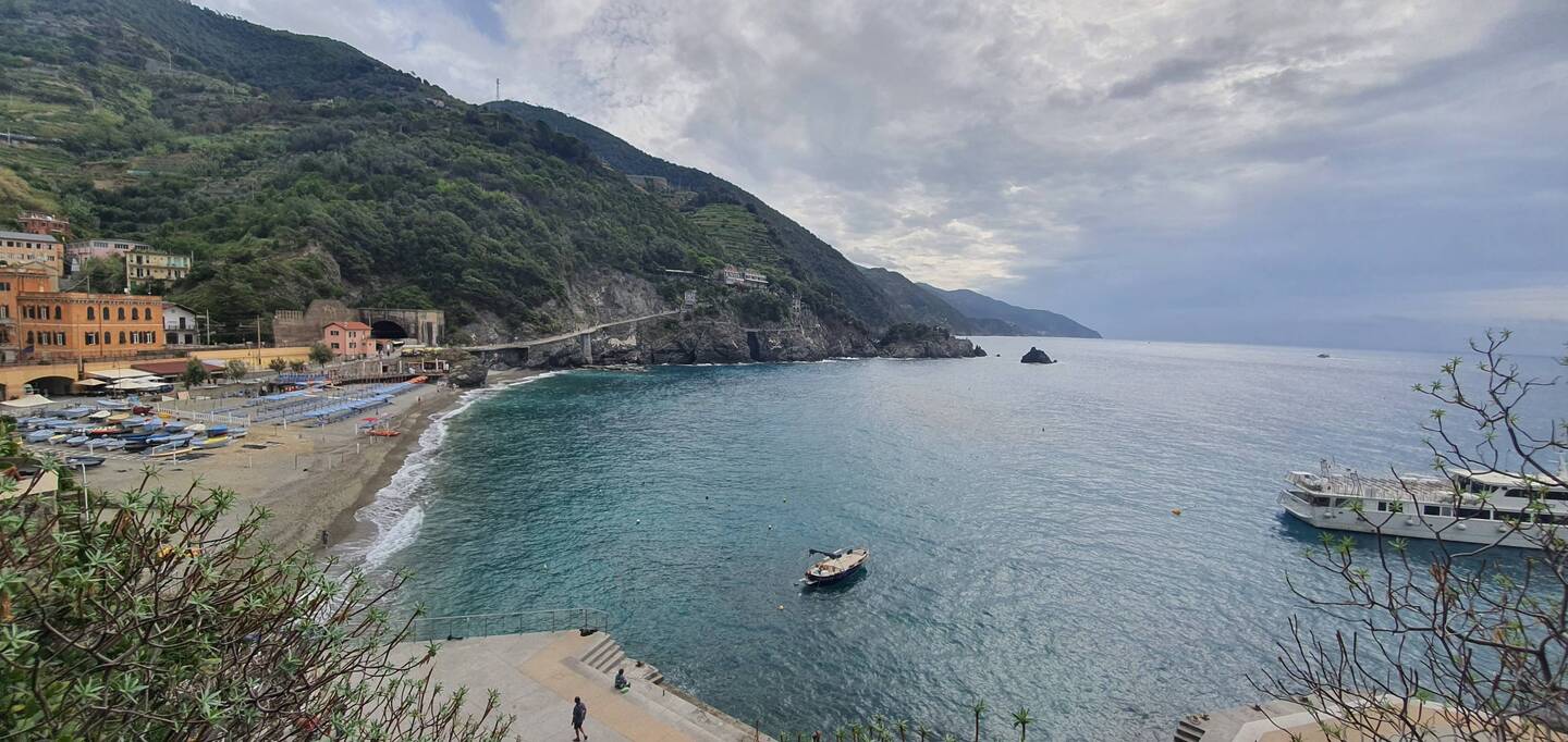 Monterosso. Such beauty. However, so many people, us being two of them.