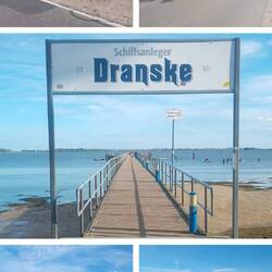 Schönes Dorf am Rande Dranske