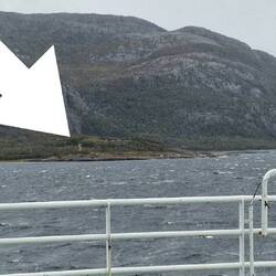 Hier wird gekennzeichnet, dass wir erneut den Polarkreis überschreiten.