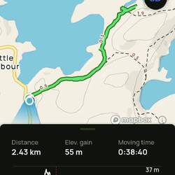 OUR ROUTE FOR THIS TRAIL. WE CUT IS SHORT AND TURED BACK WHEN IT STARTED TO RAIN