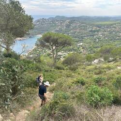 GR92 track Spanish Costa Brava near Begur