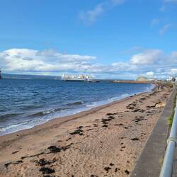 The beach when we first arrived, oh how quickly it changed.