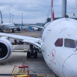 Our flying machine at Heathrow