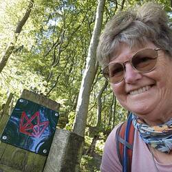 Er is ook markering, er zijn meerdere routes.