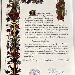 Compostela - first name always in latin