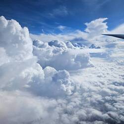 Best clouds ever over Scotland on flight home
