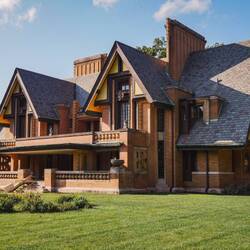 The Moore-Dugal Residence. 1895. His first official commission under his own name.