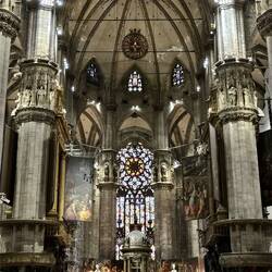 Domed tabernacle at alter - Napolean crowned himself King here