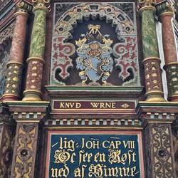 Detail van de kansel.