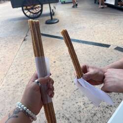 Churros sind hier erwas grösser