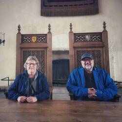 King and queen! At Stirling castle.