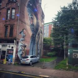 Glasgow St. Mungo mural