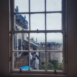 A window on Stirling Castle