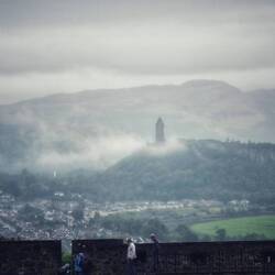 The Wallace Monument seen from Stirling Castle