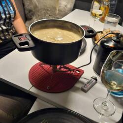 Unser Abschiedsfondue