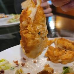 They are actual cod tongues. A bit of Fear Factor happening here 😬 haha, they were good!