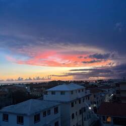 sunset on the rooftop again