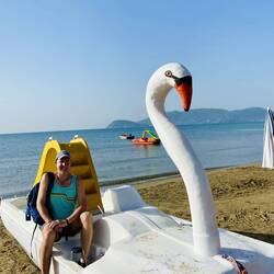 Camp Swan Pedo. Whoops! I mean Paddle-O 😝😝