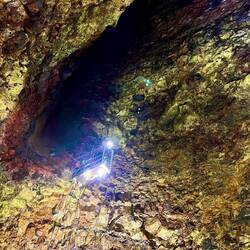 ...werden wir hinabgelassen