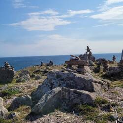 So many Inukshuk. I wonder if they will withstand the winter here?