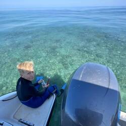 Loving the spear fishing