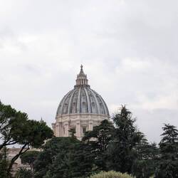 View of Duomo from Vatican museum