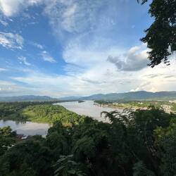 Grenze zwischen Thailand, Myanmar und Laos