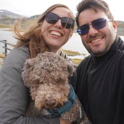 Wir drei auf den Fantesteinen