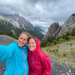 Der Blick war einfach toll ganz oben! Da hat sich das Wandern im strömenden Regen gelohnt